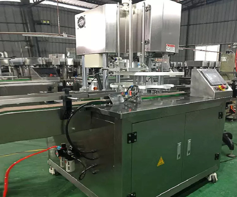 高性能のフル オートは機械、PLC のプラスチック缶のシーラー機械を継ぎ合わせることができます